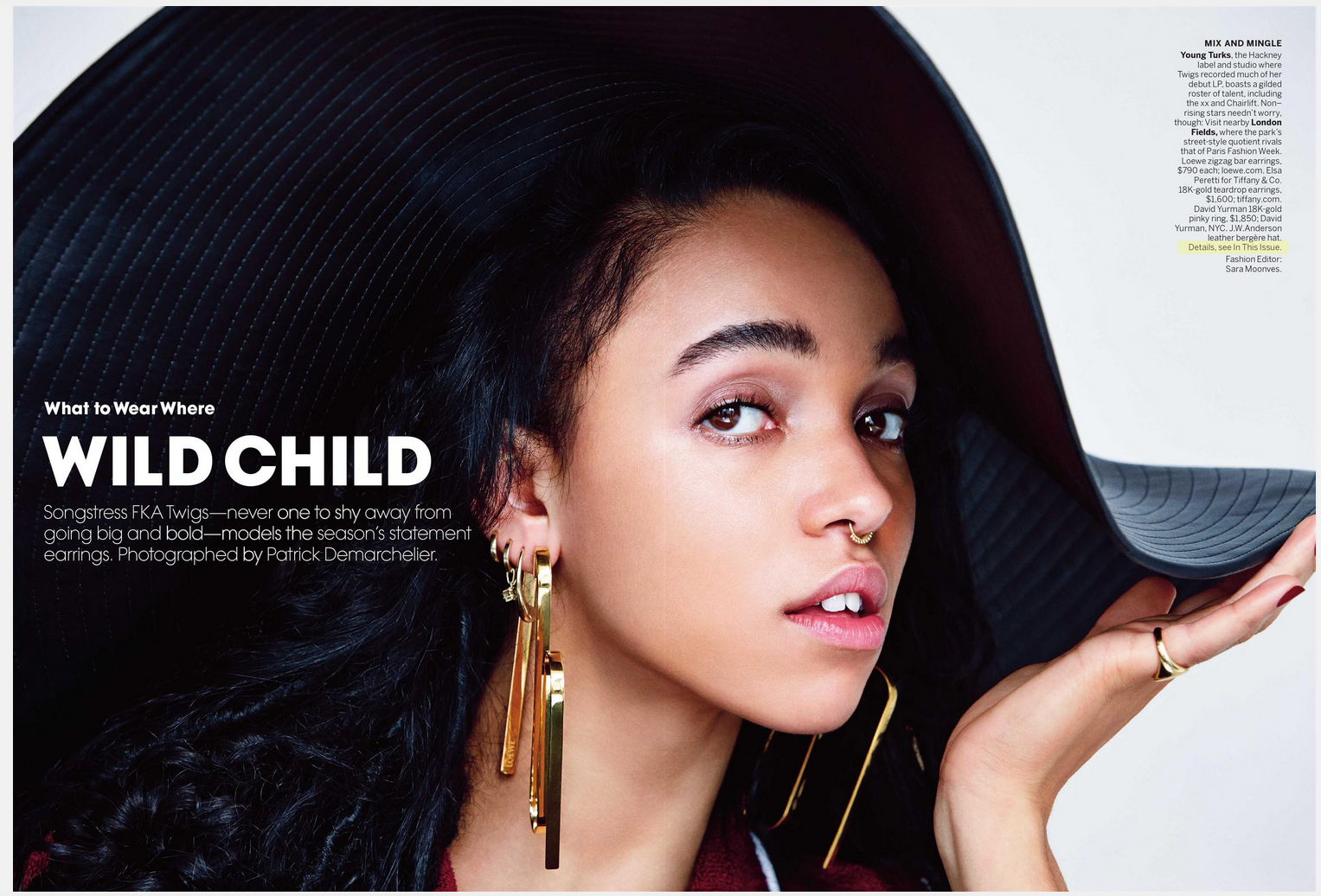 FKA twigs in Wild Child, Vogue